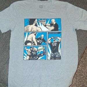 WWE Stone Cold Steve Austin Stunner Comic Graphic T-Shirt Size XL